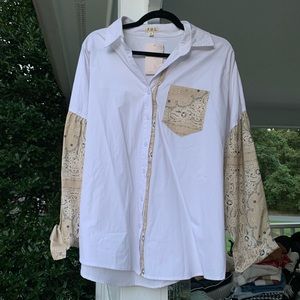 POL button up shirt
